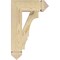 Ekena Millwork Balboa Arts & Crafts Rough Sawn Bracket, Douglas Fir, 4"W x 14"D x 22"H BKT04X14X22BOA03RDF - alternate 4